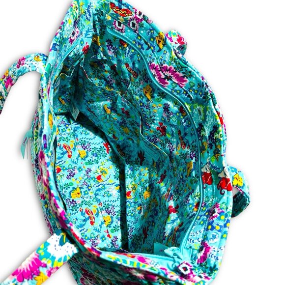 Vera Bradley Disney Princess Ariel Little Mermaid Large Floral Tote Bag. RARE! - Picture 7 of 8